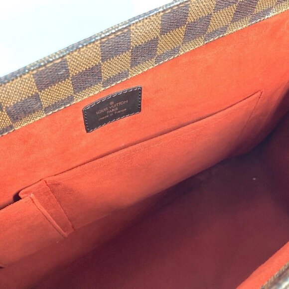 LOUIS VUITTON N51124 Damier Parioli GM Tote Bag Shoulder Bag Canvas Ebene Brown - Picture 14 of 16